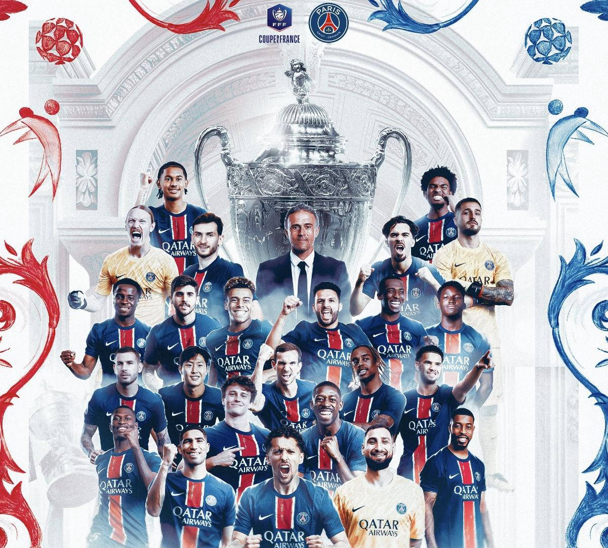 巴黎连夺3冠！新球王竞逐金球奖